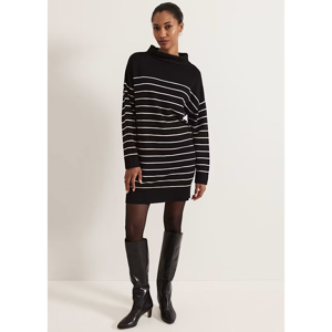 Phase Eight Skylar Stripe Funnel Neck Jumper Dress